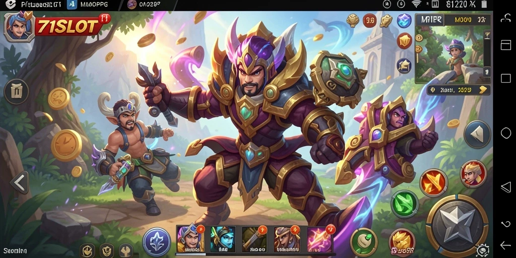 Tampilan gameplay seru dari 171SLOT di dunia MMORPG.