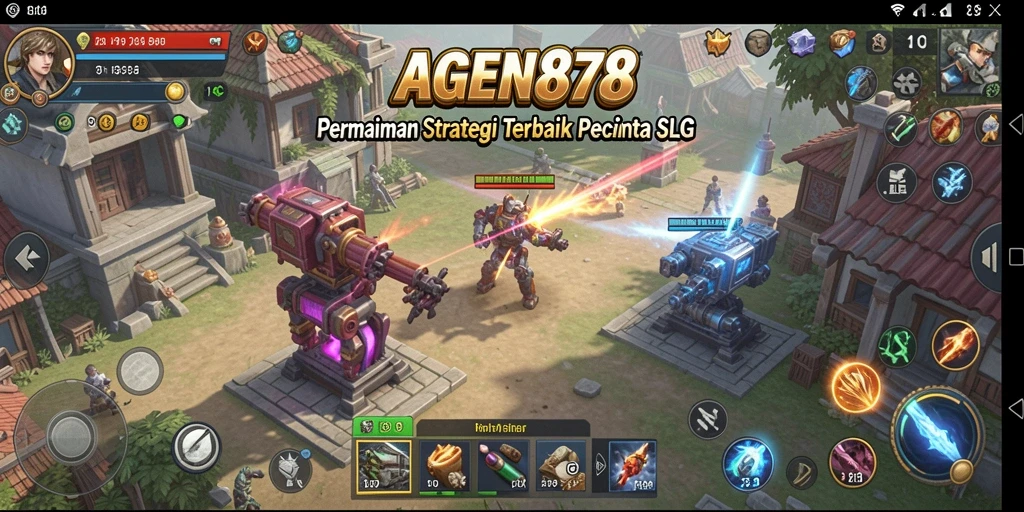 Tampilan gameplay AGEN878 dengan strategi seru dan pertempuran epik.