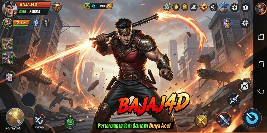 Tampilan screenshot gameplay BAJAJ4D dengan aksi mendebarkan.
