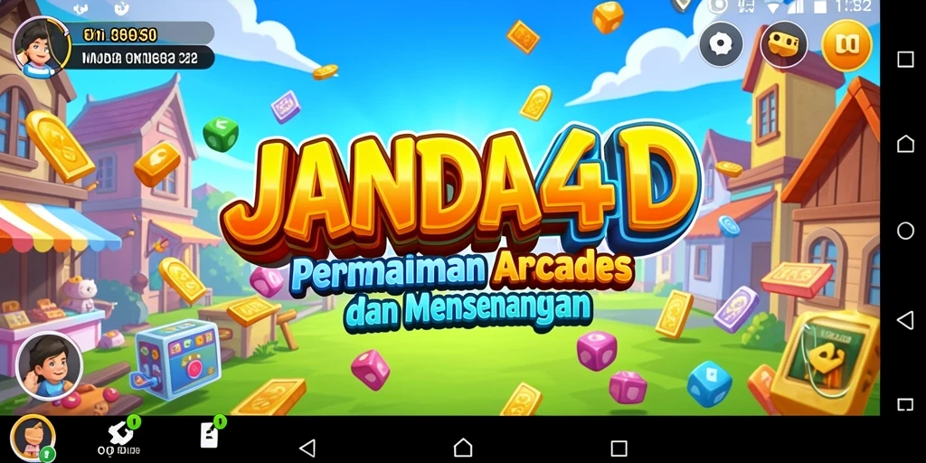 Tampilan gameplay seru dan penuh warna dari JANDA4D.