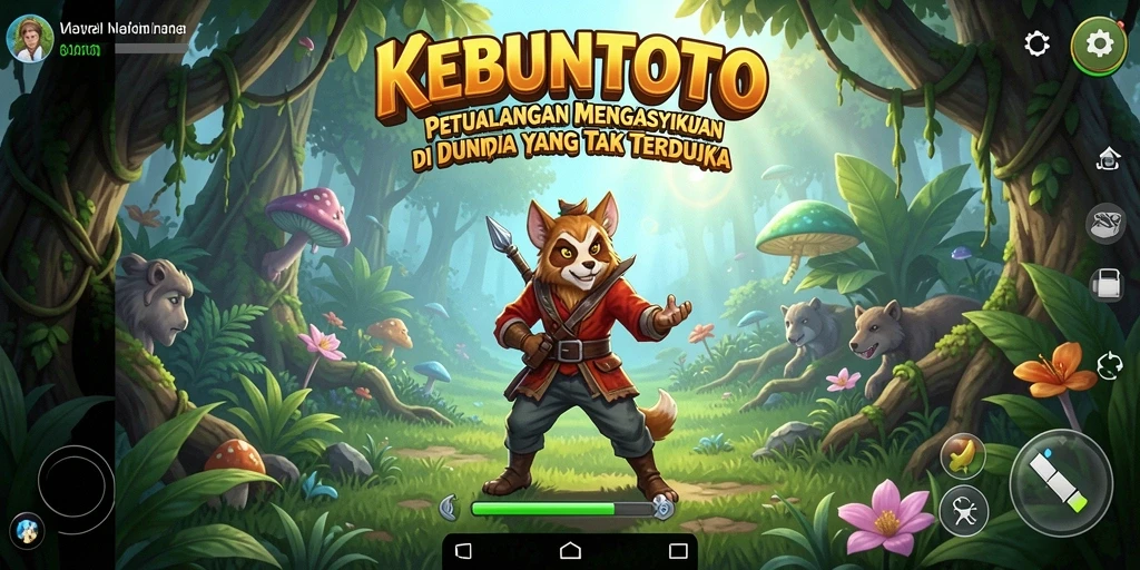 Gameplay seru di KEBUNTOTO yang penuh tantangan dan petualangan.