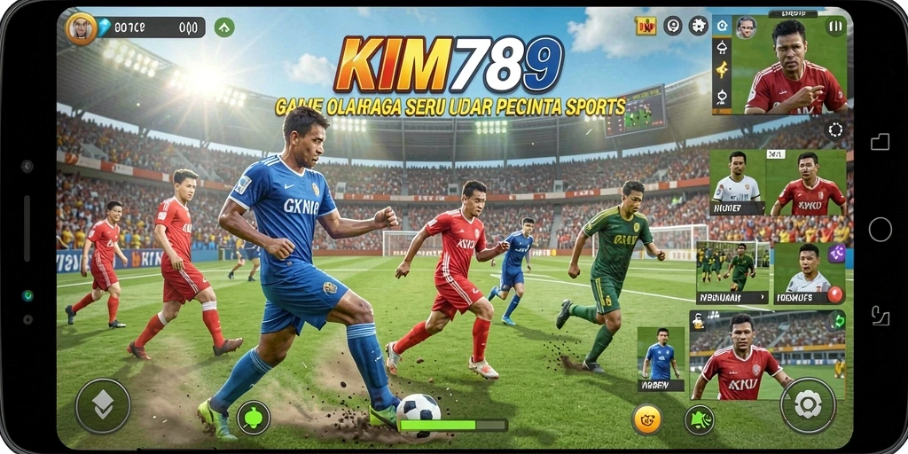 Screenshot gameplay KM789 yang menampilkan aksi seru dalam olahraga.