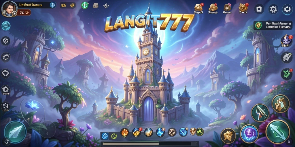 Gameplay LANGIT777 yang seru dan penuh strategi Tower Defense.