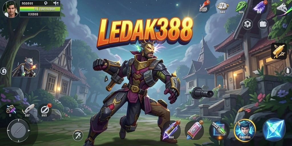 Tampilan aplikasi LEDAK388 yang bersih dan fungsional.