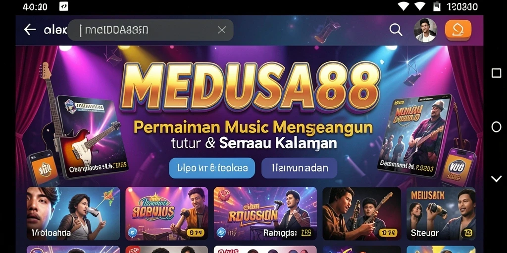 Tampilan gameplay MEDUSA88 yang menarik dan penuh warna.