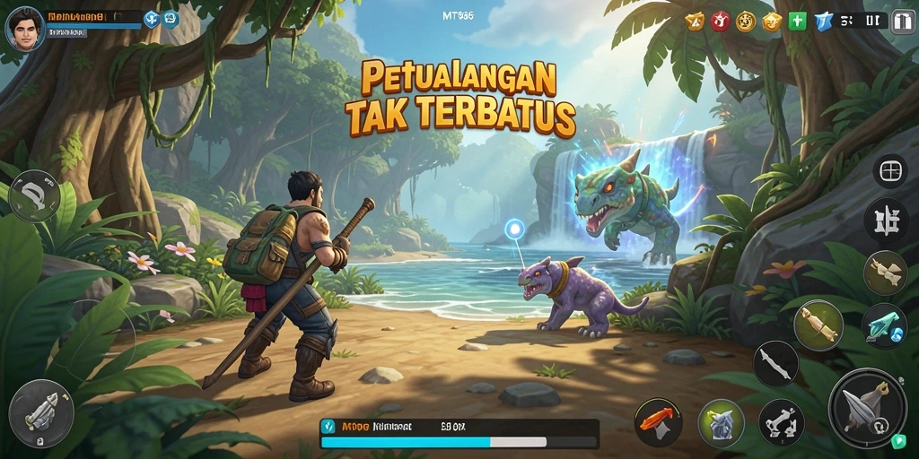 Tampilan gameplay MT966 yang menakjubkan dalam petualangan.