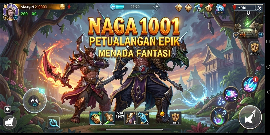 Menampilkan gameplay epik dalam dunia petualangan NAGA1001.
