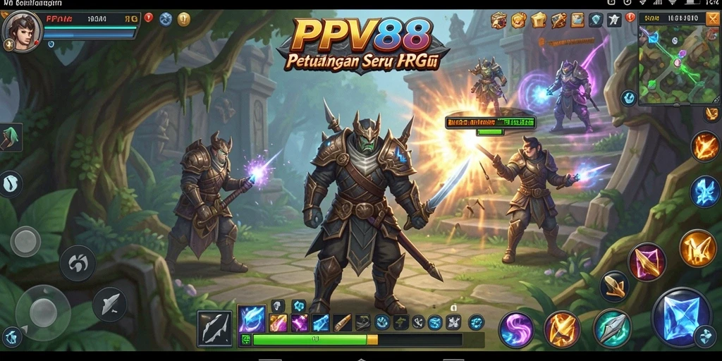 Tampilan gameplay RPG PPV88 yang menakjubkan dan penuh aksi.