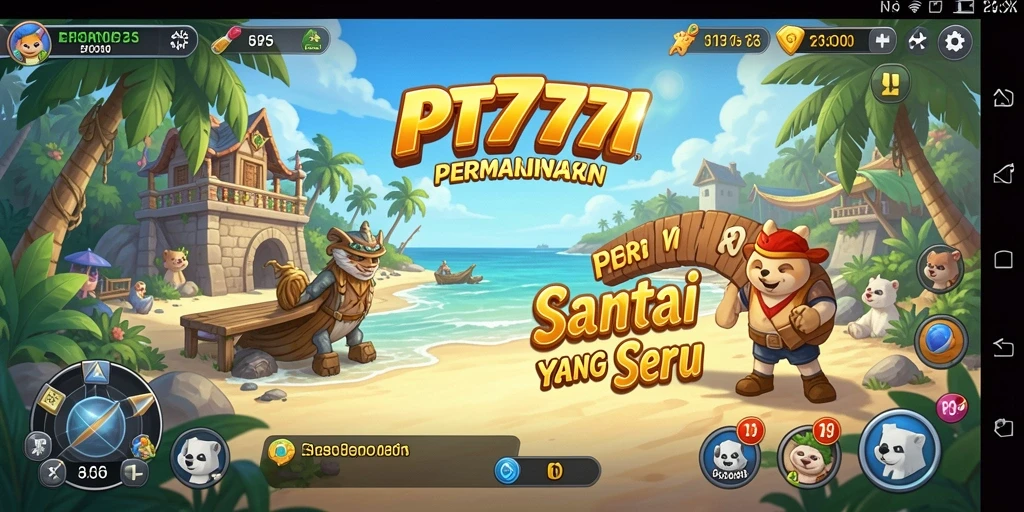 Tampilan gameplay menyenangkan di PT777 dengan level yang menantang.