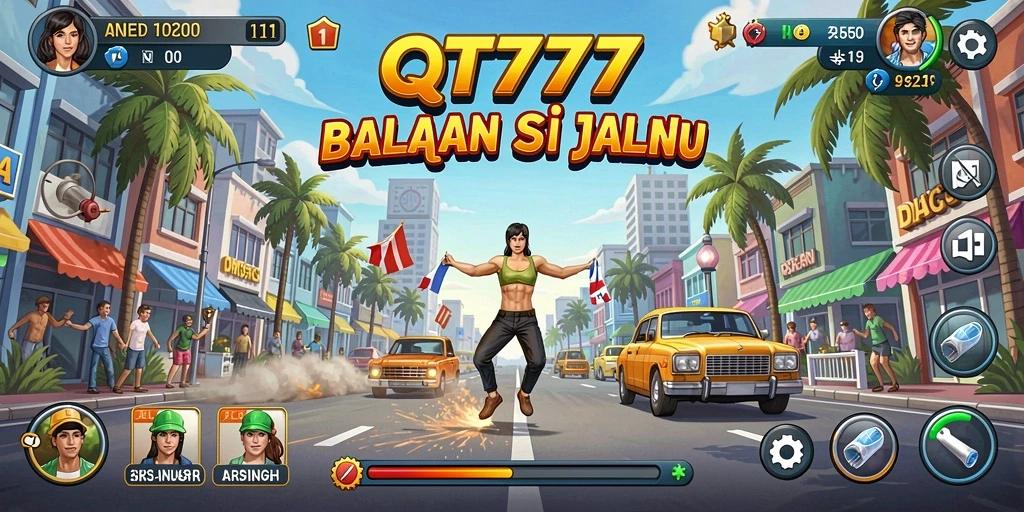 Menampilkan aksi balapan seru di jalanan dengan mobil tercepat.