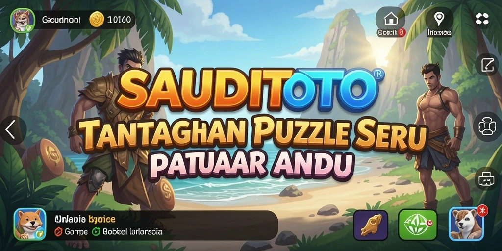 Tangkapan layar SAUDITOTO menampilkan gameplay puzzle yang seru dan menantang.