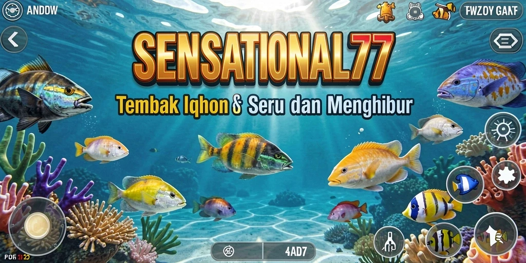 Tampilan menarik gameplay Tembak Ikan di SENSATIONAL77.