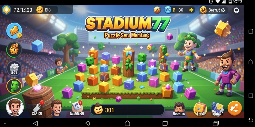 Tampilan gameplay <strong>STADIUM77</strong> yang menantang dan seru.