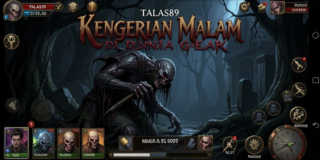 Gameplay TALAS89 menampilkan suasana kegelapan dan ketegangan yang ekstrem.