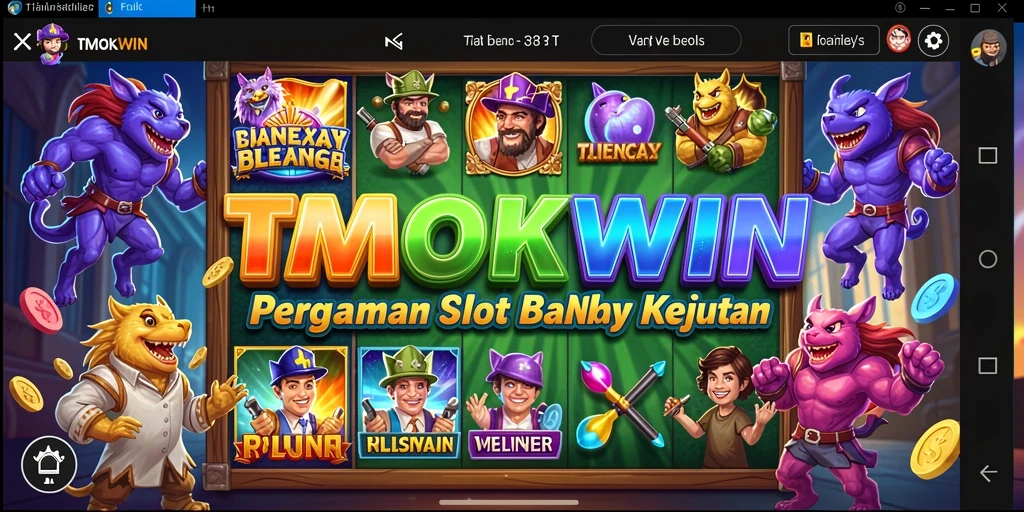 Screenshot gameplay TMOKWIN menampilkan keseruan permainan Slot yang seru dan mengasyikkan.