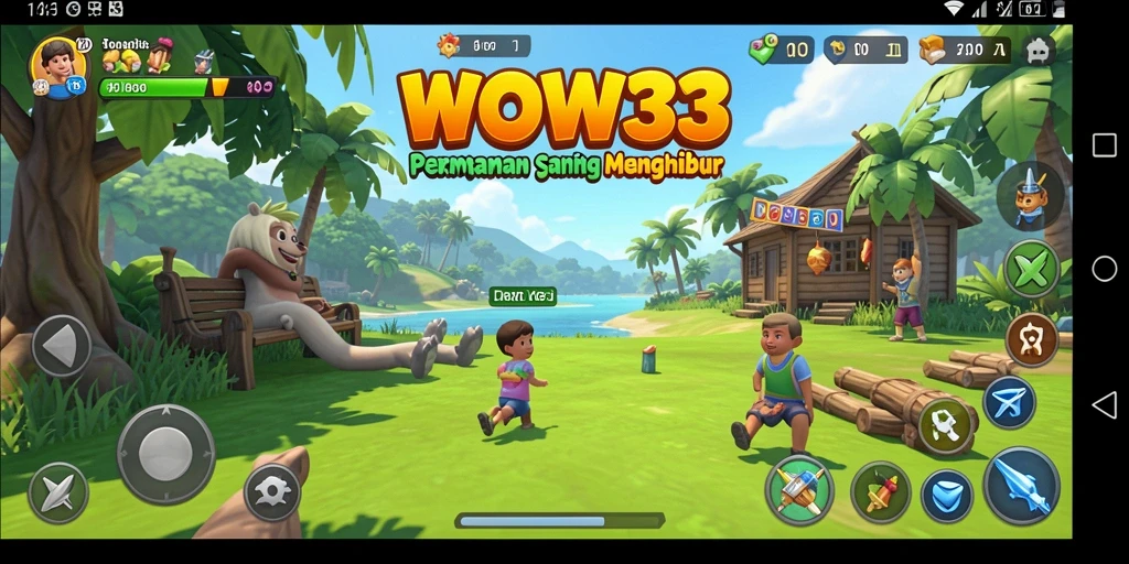 Tampilan Gameplay WOW33 yang mengasyikkan dalam mode Casual.